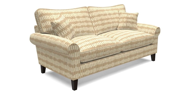 Waverley 3 Seater Sofa in Cloth 18 Bengal Stripe Indigo