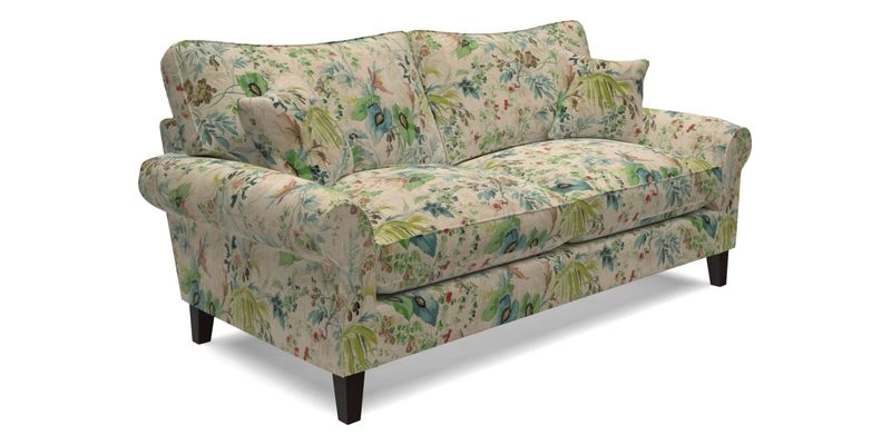 Waverley 3 Seater Sofa in Cloth 18 Bengal Stripe Indigo