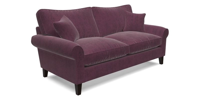 Waverley 3 Seater Sofa in Cloth 18 Bengal Stripe Indigo
