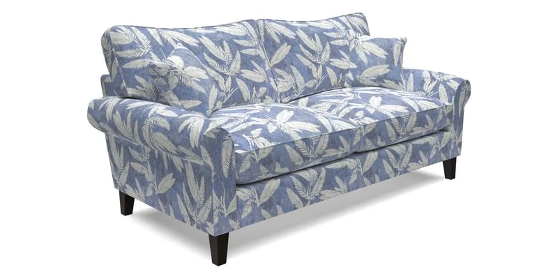 Waverley 3 Seater Sofa in Cloth 18 Bengal Stripe Indigo