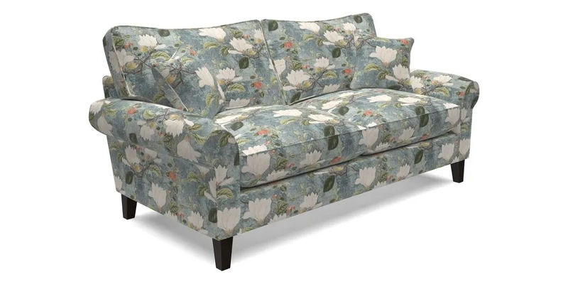 Waverley 3 Seater Sofa in Cloth 18 Bengal Stripe Indigo