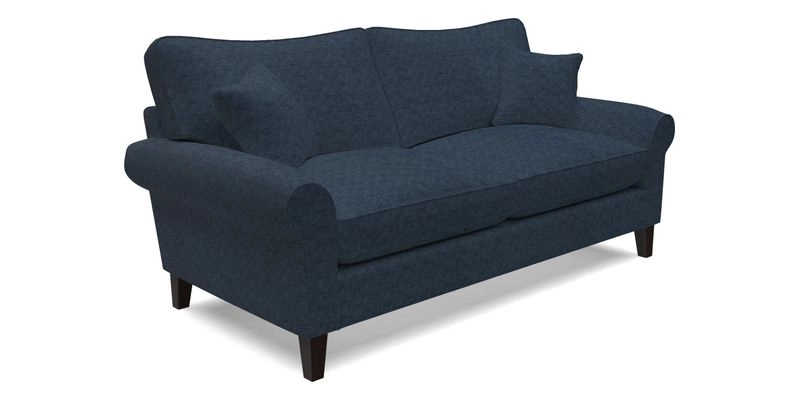 Waverley 3 Seater Sofa in Cloth 18 Bengal Stripe Indigo