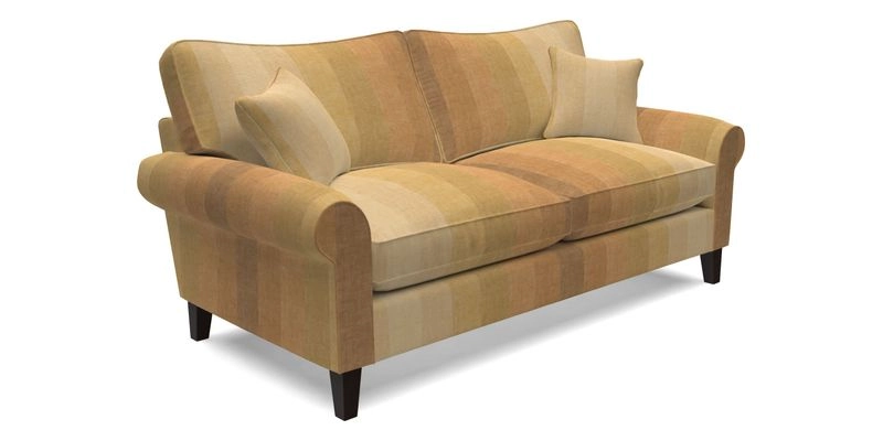 Waverley 3 Seater Sofa in Cloth 18 Bengal Stripe Indigo