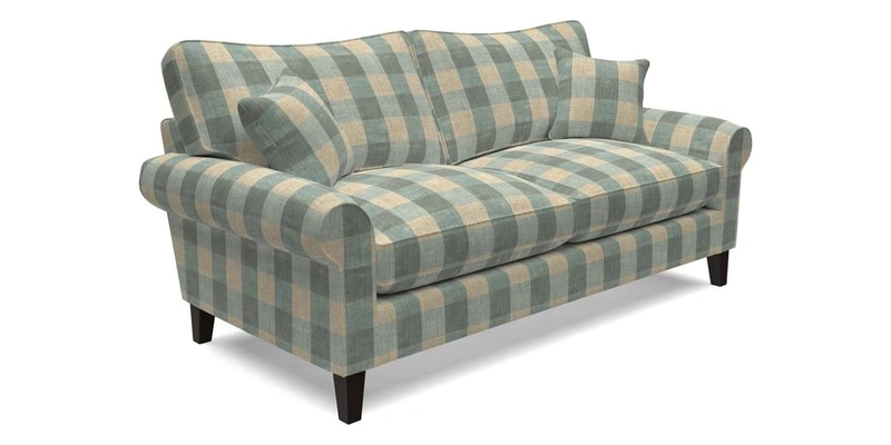 Waverley 3 Seater Sofa in Cloth 18 Bengal Stripe Indigo