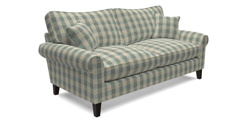 Waverley 3 Seater Sofa in Cloth 18 Bengal Stripe Indigo