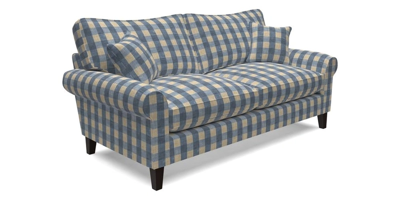 Waverley 3 Seater Sofa in Cloth 18 Bengal Stripe Indigo