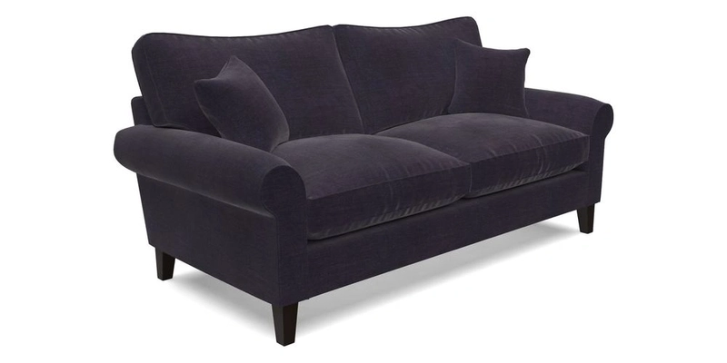Waverley 3 Seater Sofa in Cloth 18 Bengal Stripe Indigo