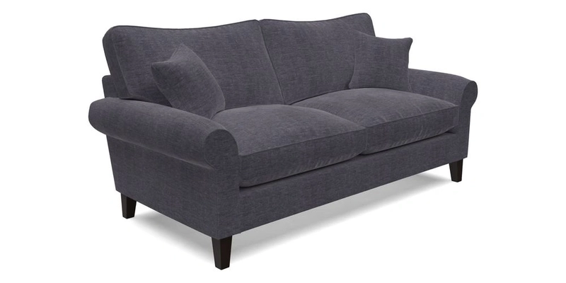 Waverley 3 Seater Sofa in Cloth 18 Bengal Stripe Indigo