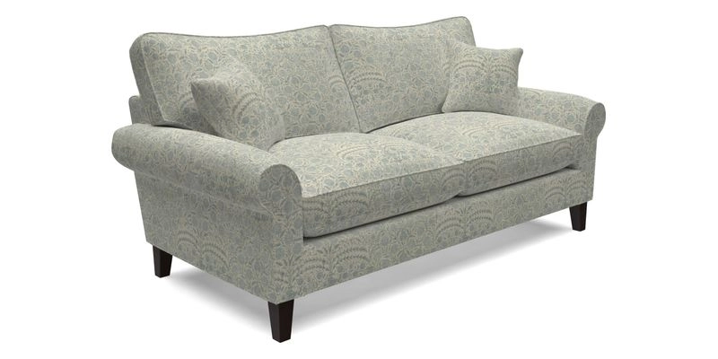 Waverley 3 Seater Sofa in Cloth 18 Bengal Stripe Indigo
