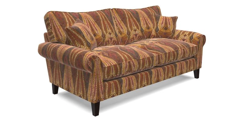 Waverley 3 Seater Sofa in Cloth 18 Bengal Stripe Indigo