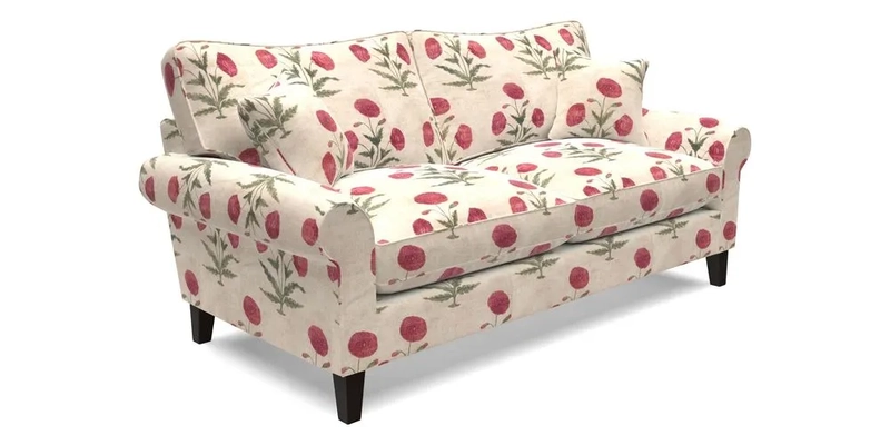 Waverley 3 Seater Sofa in Cloth 18 Bengal Stripe Indigo