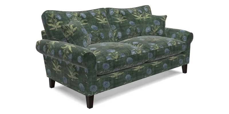 Waverley 3 Seater Sofa in Cloth 18 Bengal Stripe Indigo