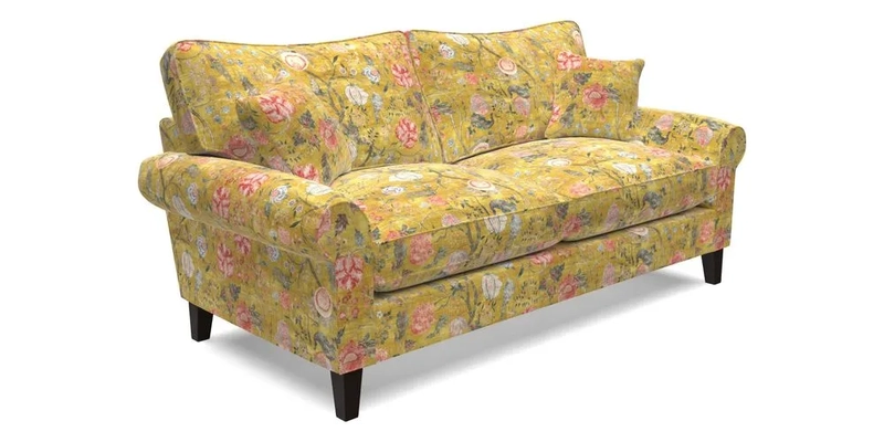 Waverley 3 Seater Sofa in Cloth 18 Bengal Stripe Indigo