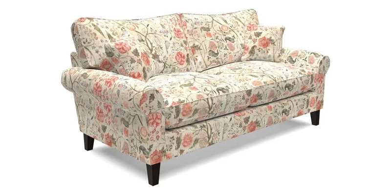 Waverley 3 Seater Sofa in Cloth 18 Bengal Stripe Indigo