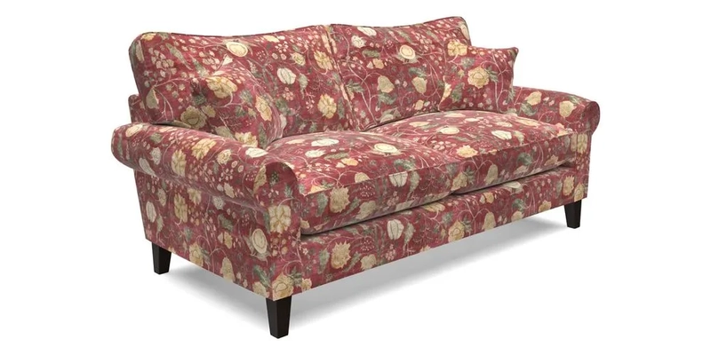 Waverley 3 Seater Sofa in Cloth 18 Bengal Stripe Indigo