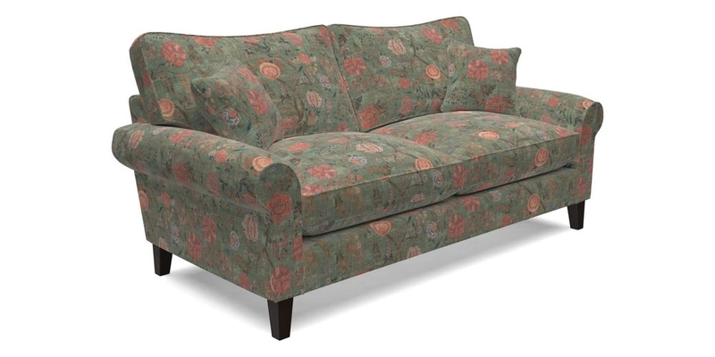 Waverley 3 Seater Sofa in Cloth 18 Bengal Stripe Indigo