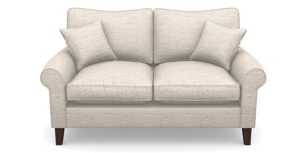 Product photograph of Waverley Scroll Arm 2 Seater Sofa In Aqua Clean Hove - Oatmeal from Sofas and Stuff Limited