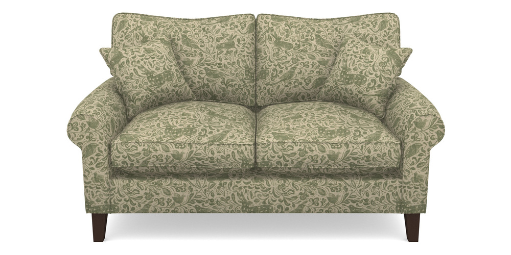 Product photograph of Waverley Scroll Arm 2 Seater Sofa In V A Drawn From Nature - Bird And Rabbit - Light Green from Sofas and Stuff Limited