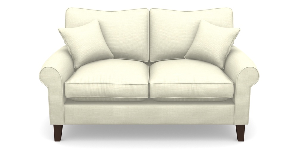 Product photograph of Waverley Scroll Arm 2 Seater Sofa In Basket Weave - Cream from Sofas and Stuff Limited