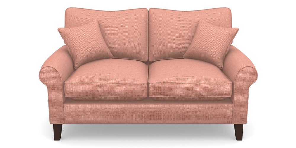 Product photograph of Waverley Scroll Arm 2 Seater Sofa In Basket Weave - Peony from Sofas and Stuff Limited