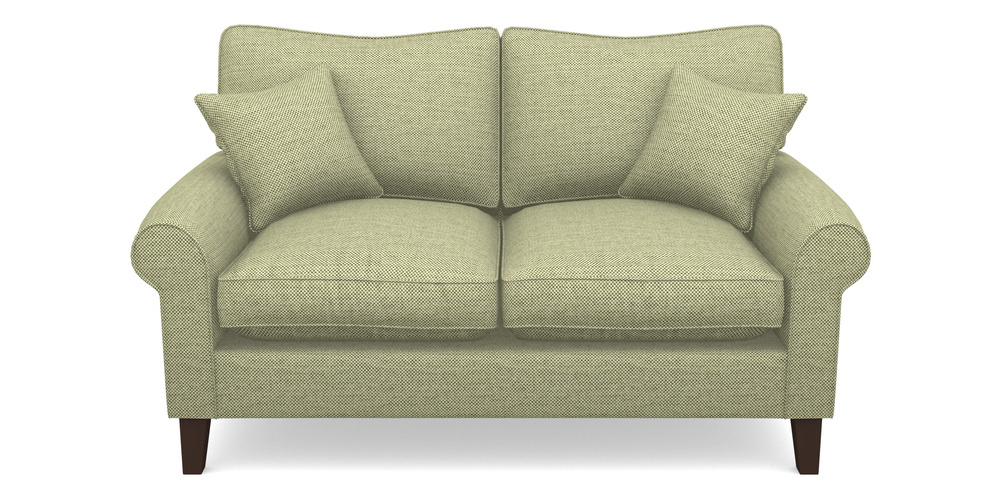 Product photograph of Waverley Scroll Arm 2 Seater Sofa In Basket Weave - Sage from Sofas and Stuff Limited