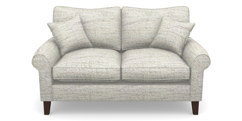 Product photograph of Waverley Scroll Arm 2 Seater Sofa In Chunky Herringbone - Chunky Herringbone Natural from Sofas and Stuff Limited