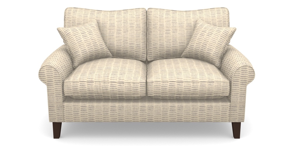 Product photograph of Waverley Scroll Arm 2 Seater Sofa In Cloth 18 - Daub - Lavender from Sofas and Stuff Limited