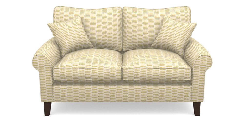 Product photograph of Waverley Scroll Arm 2 Seater Sofa In Cloth 18 - Daub - Summer from Sofas and Stuff Limited