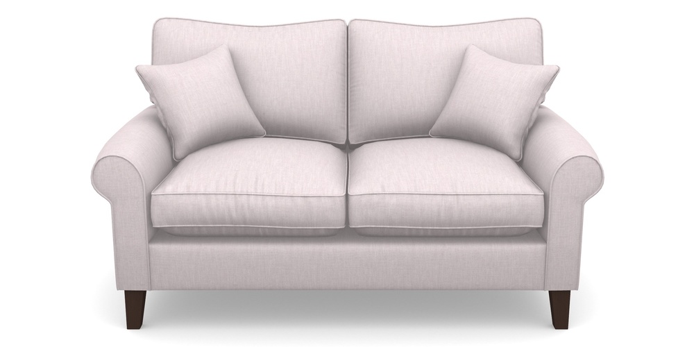 Product photograph of Waverley Scroll Arm 2 Seater Sofa In Clever Cotton Mix - Blush from Sofas and Stuff Limited