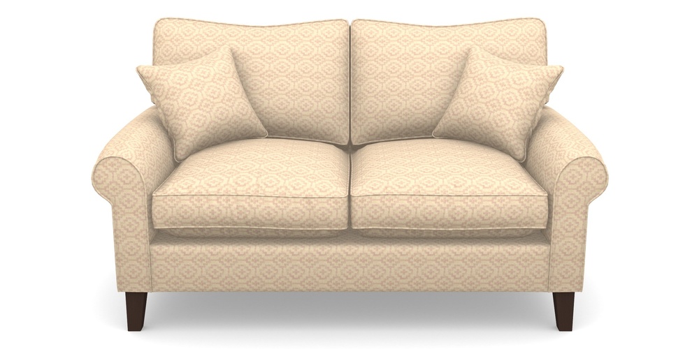 Product photograph of Waverley Scroll Arm 2 Seater Sofa In Cloth 18 - Tile - Rose from Sofas and Stuff Limited