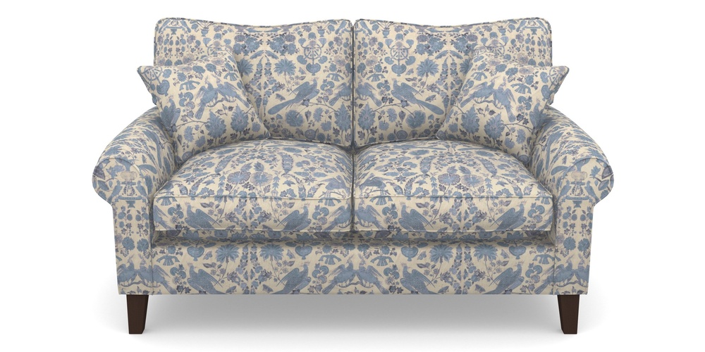 Product photograph of Waverley Scroll Arm 2 Seater Sofa In V A Brompton Collection - Coromandel - Morning Blue from Sofas and Stuff Limited