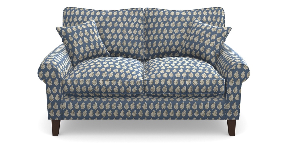 Product photograph of Waverley Scroll Arm 2 Seater Sofa In Cloth 21 - Oak Leaf - Bilberry from Sofas and Stuff Limited