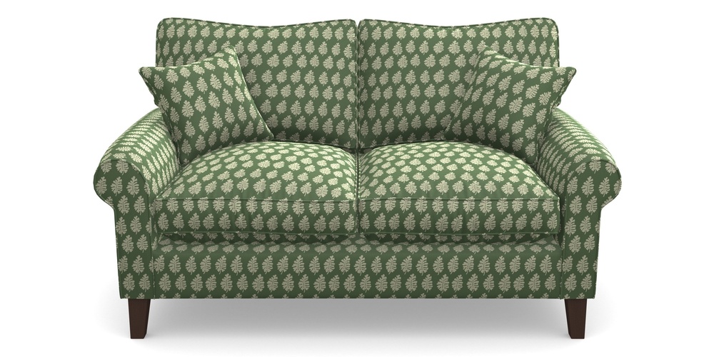 Product photograph of Waverley Scroll Arm 2 Seater Sofa In Cloth 21 - Oak Leaf - Forest from Sofas and Stuff Limited