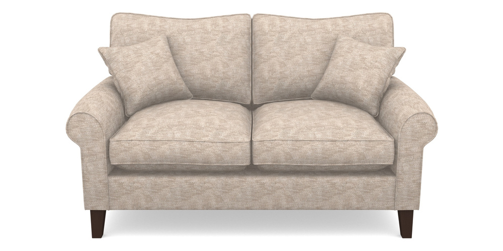 Product photograph of Waverley Scroll Arm 2 Seater Sofa In Cloth 20 - Design 4 - Natural Slub from Sofas and Stuff Limited