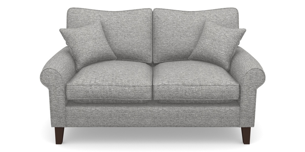 Product photograph of Waverley Scroll Arm 2 Seater Sofa In Dundee Herringbone - Marble from Sofas and Stuff Limited