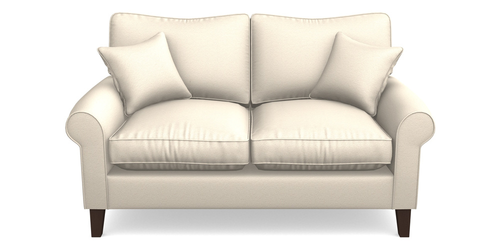 Product photograph of Waverley Scroll Arm 2 Seater Sofa In Eco Washable Cotton - Eggshell from Sofas and Stuff Limited