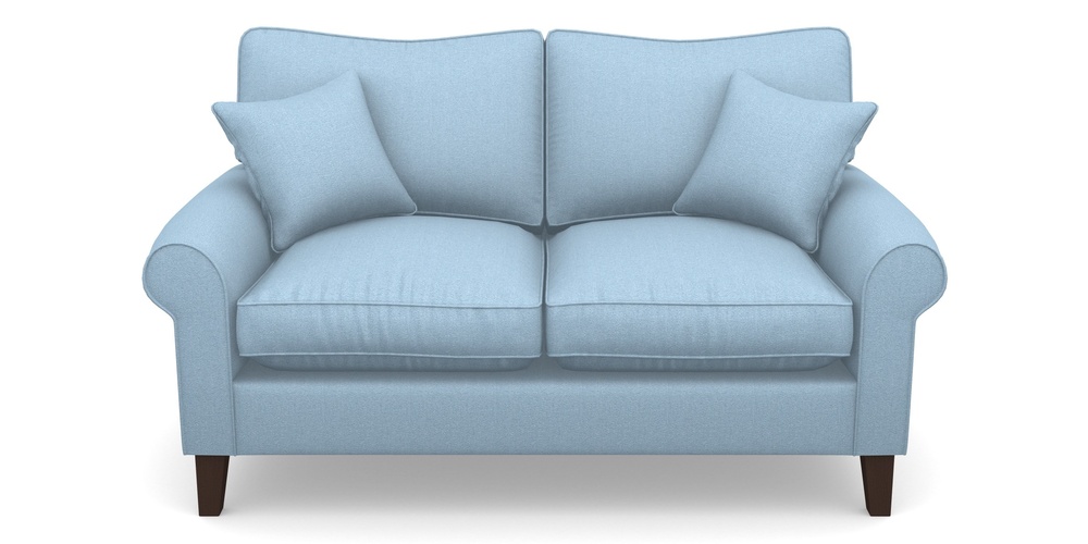 Product photograph of Waverley Scroll Arm 2 Seater Sofa In Eco Washable Cotton - Sky from Sofas and Stuff Limited