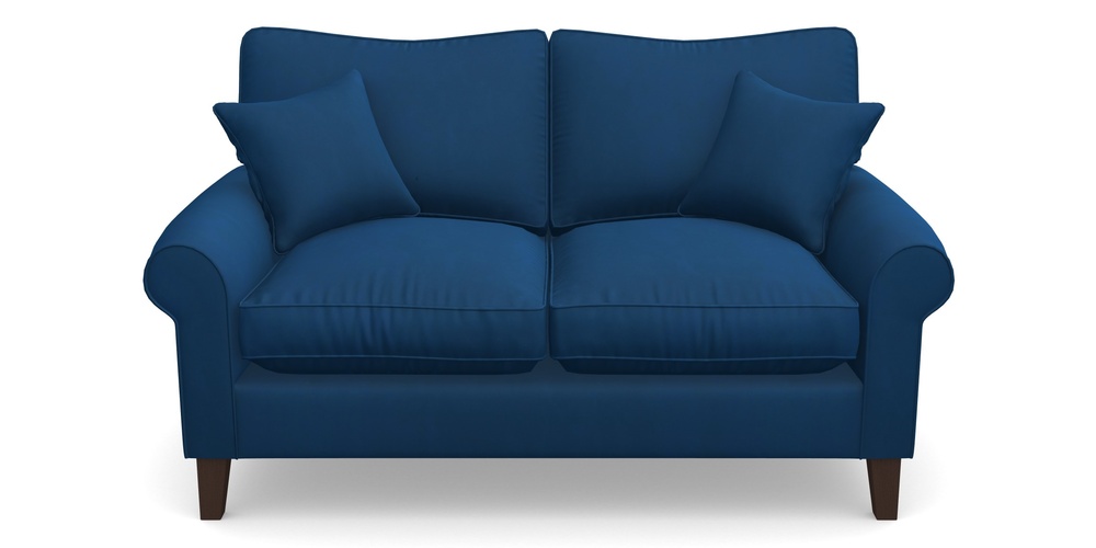 Product photograph of Waverley Scroll Arm 2 Seater Sofa In House Clever Velvet - Royal from Sofas and Stuff Limited