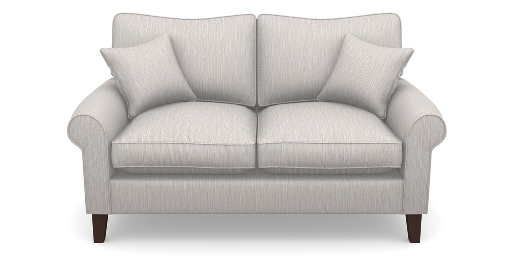 Product photograph of Waverley Scroll Arm 2 Seater Sofa In Herringbone - Oyster from Sofas and Stuff Limited