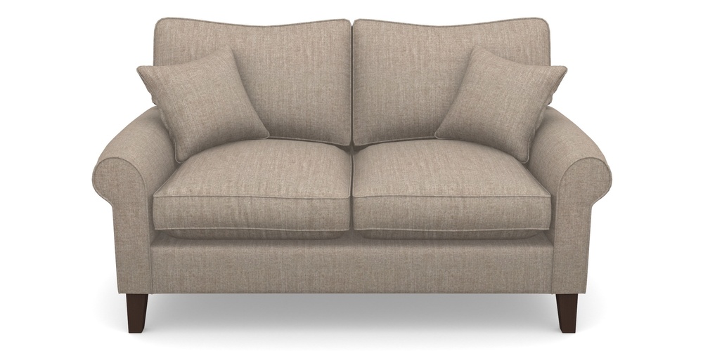 Product photograph of Waverley Scroll Arm 2 Seater Sofa In House Plain - Nutmeg from Sofas and Stuff Limited