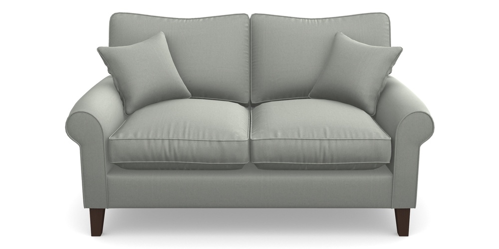 Product photograph of Waverley Scroll Arm 2 Seater Sofa In House Velvet - Elephant from Sofas and Stuff Limited