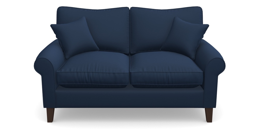 Product photograph of Waverley Scroll Arm 2 Seater Sofa In House Velvet - Indigo from Sofas and Stuff Limited