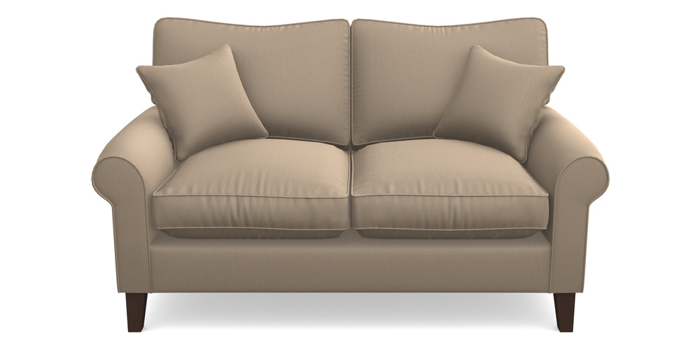 Product photograph of Waverley Scroll Arm 2 Seater Sofa In House Velvet - Linen from Sofas and Stuff Limited