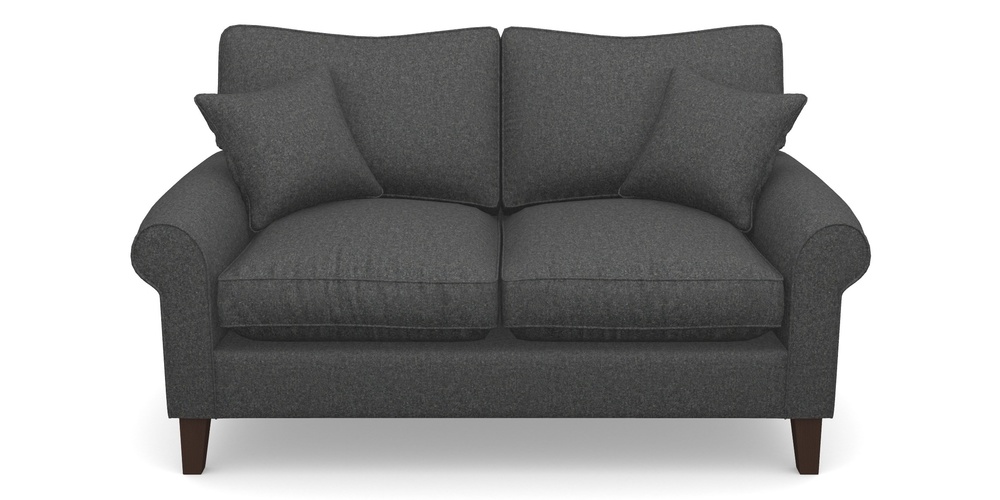 Product photograph of Waverley Scroll Arm 2 Seater Sofa In House Wool - Slate from Sofas and Stuff Limited