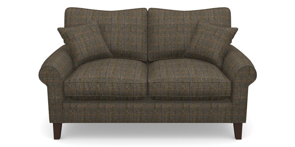 Product photograph of Waverley Scroll Arm 2 Seater Sofa In Harris Tweed House - Harris Tweed House Blue from Sofas and Stuff Limited