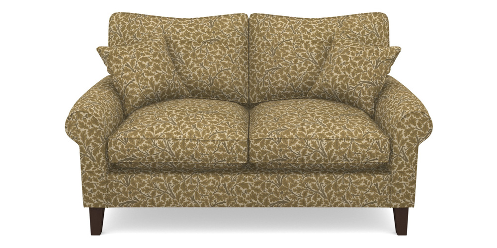 Product photograph of Waverley Scroll Arm 2 Seater Sofa In V A Drawn From Nature Collection - Oak Tree - Gold from Sofas and Stuff Limited