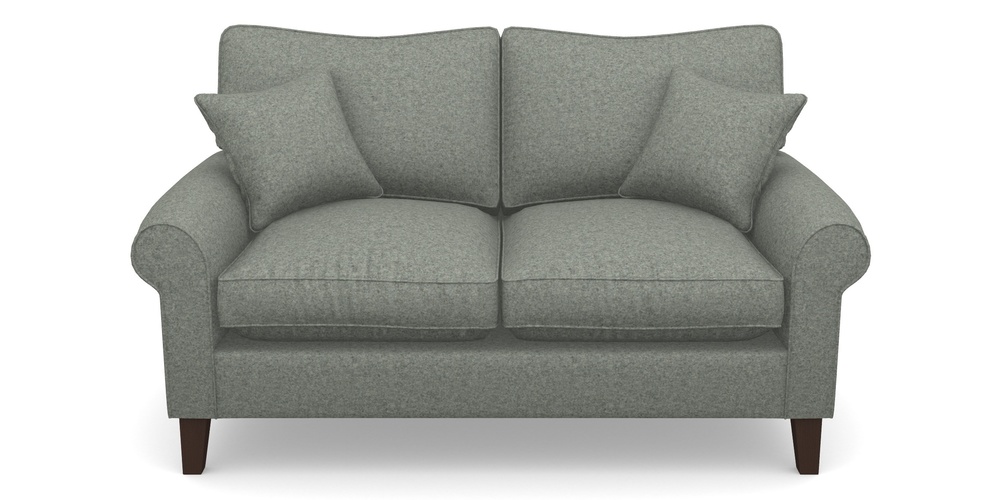 Product photograph of Waverley Scroll Arm 2 Seater Sofa In Soft Wool - Wolf from Sofas and Stuff Limited