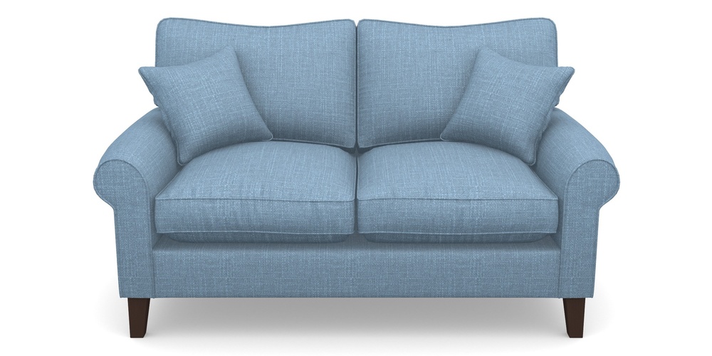 Product photograph of Waverley Scroll Arm 2 Seater Sofa In Tough As Houses - Cornflower Blue from Sofas and Stuff Limited