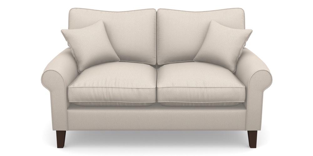 Product photograph of Waverley Scroll Arm 2 Seater Sofa In Two Tone Plain - Biscuit from Sofas and Stuff Limited