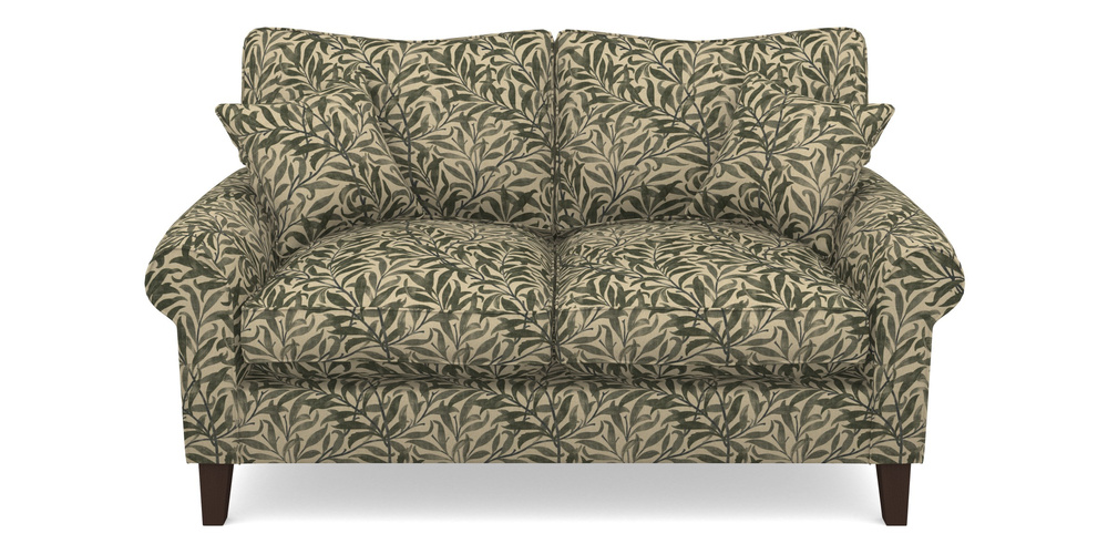 Product photograph of Waverley Scroll Arm 2 Seater Sofa In V A Drawn From Nature - Willow Bough Large - Dark Green from Sofas and Stuff Limited